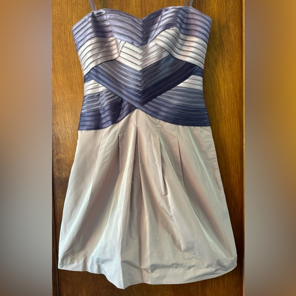 BCBG MaxAzria Hana Strapless Corset Fit Flare Dress- Size 4 - Picture 5 of 9